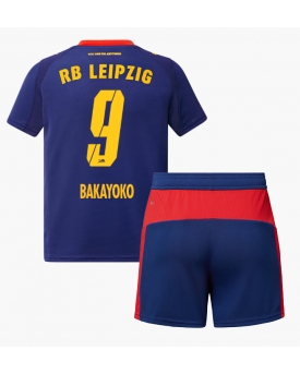 RB Leipzig Johan Bakayoko #9 Maglia Gara Trasferta Repliche 2025-26 Bambino Maniche Corte